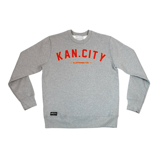 KAN.CITY HOMETOWN HERO! CLAMSHELL HEAVYWEIGHT 14oz. CREWNECK SWEATER