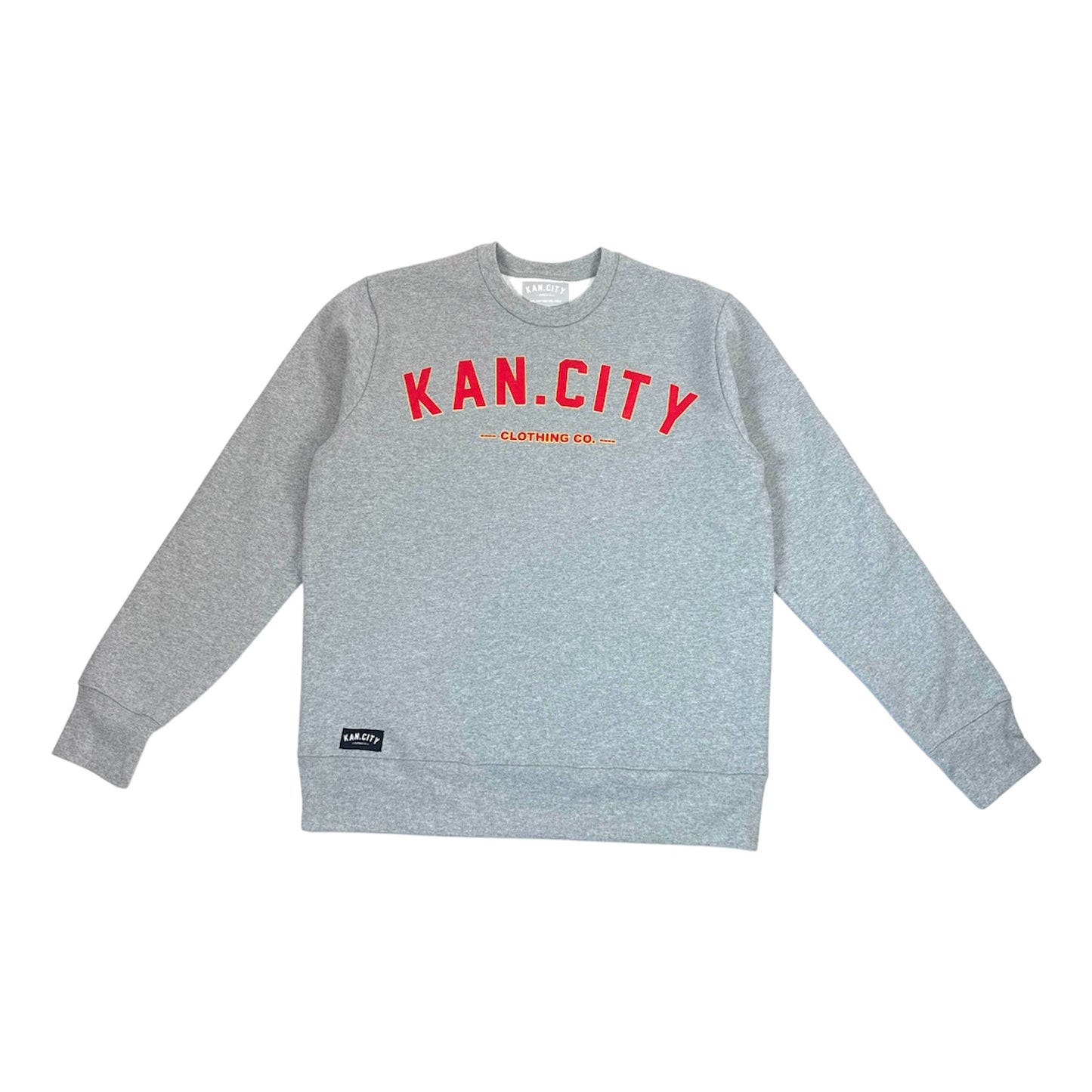 KAN.CITY HOMETOWN HERO! CLAMSHELL HEAVYWEIGHT 14oz. CREWNECK SWEATER
